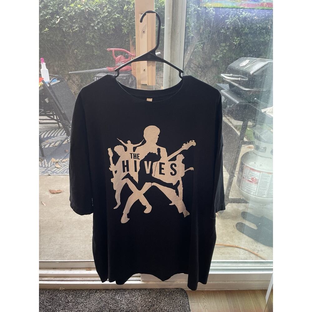 The Hives Band Jumping Silhouette Heavy Medium Weight 3XL Adult Mens